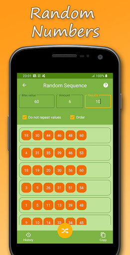 Random Generator Screen 3