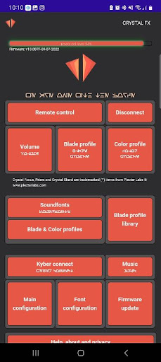 Android application Crystal FX screenshort