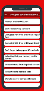 Corrupted SDCard Recover Guide Unknown
