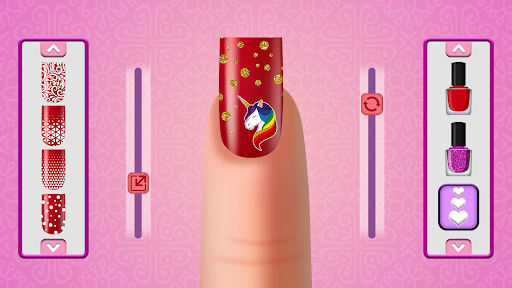 Android application Nail Art Nail Salon Girls Game screenshort