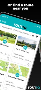 Routiq, Outdoor-Routen Screenshot