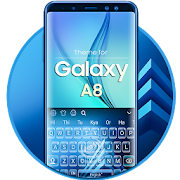 Keyboard for Galaxy A8 Blue  Icon