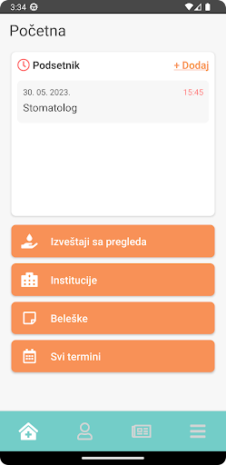 Android application Briniti screenshort