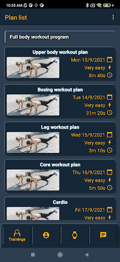 Android application Smart4OnlineTraining screenshort