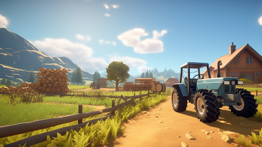 Tractor Farming Harvester Game