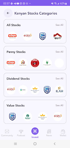 Hisa - Save, Trade & Invest Screen 2