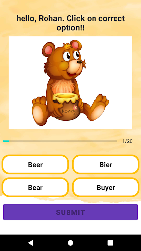 Maanvi Spelling Game Screen 3