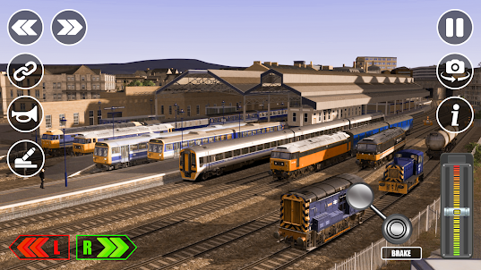 Simulador de trem 3d condução