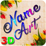 Cover Image of Télécharger 3D Name Art Photo Editor, Text art Focus n Filters  APK