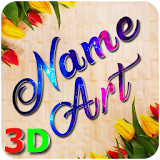 3D Name Art Photo Editor, Text art Focus n Filters icon