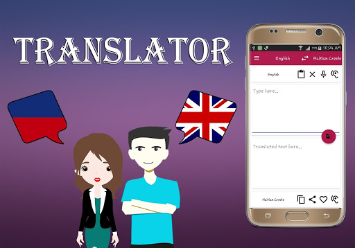 Android application Haitian To English Translator screenshort