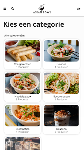 Android application Asian Bowl screenshort