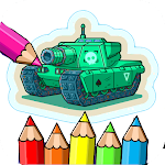 Cover Image of Download tank car coloring book  APK
