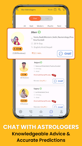 AstroPush - Talk to Astrologer Screen 2