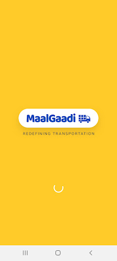 Android application MaalGaadi- Haulage for Loading screenshort