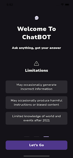 Android application ChatBot IQ screenshort