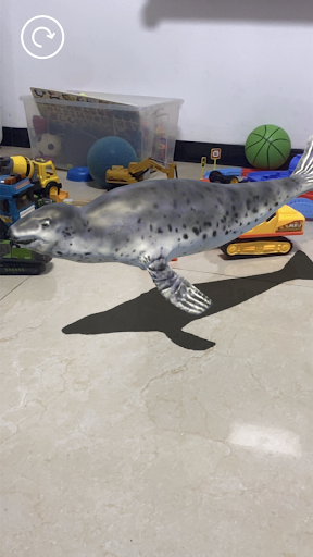 Android application AR Aquarium screenshort