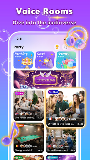 Screenshot of Sahi - Group Voice Room