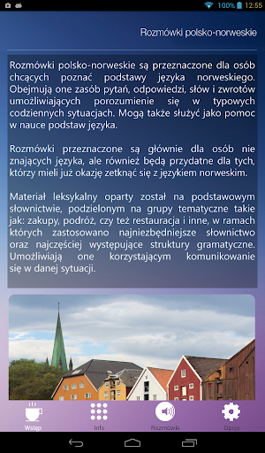 Android application Rozmówki polsko-norweskie screenshort