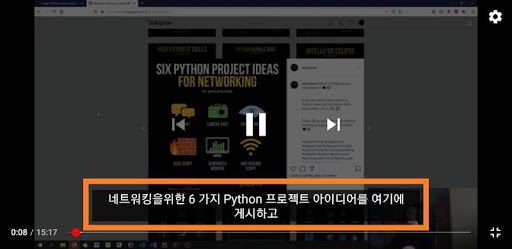 M Tube - Subtitle Translation Screen 3