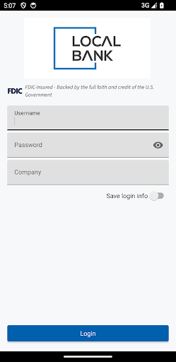 Android application Local Bank RDC PRO screenshort