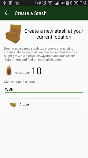 Stash walk Screen 2
