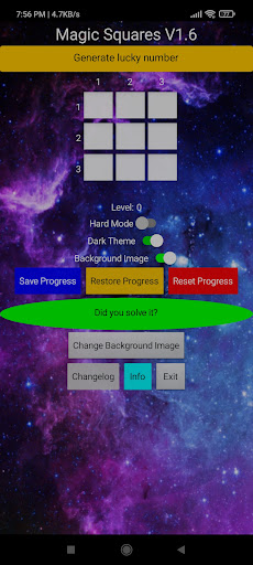 Magic Squares Screen 3