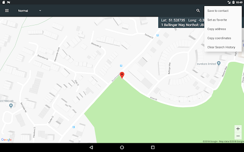 Pro Map Coordinates Screenshot
