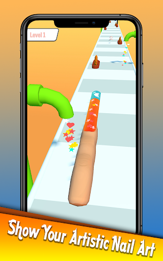 Longest Nail Stack Nail Run 3D Screen 2