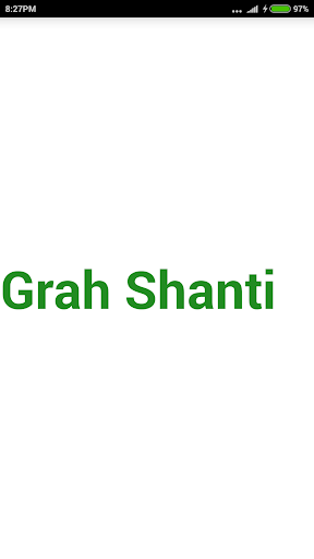 Android application Grah Shanti screenshort