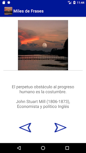 Android application Miles de Frases screenshort