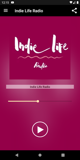 Android application Indie Life Radio screenshort