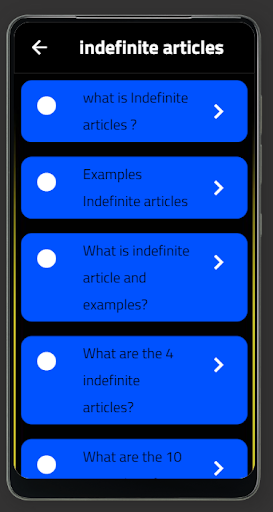 indefinite articles Screen 2