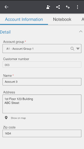 Android application Infor M3 CLM Cloud screenshort