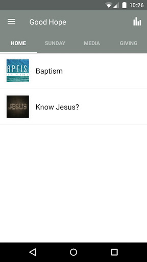 Android application Good Hope Baptist Church Iva screenshort