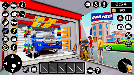 Power Service Car Wash Games3D