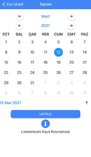 Android application Esn Mobil Crm ve Teknik Servis screenshort