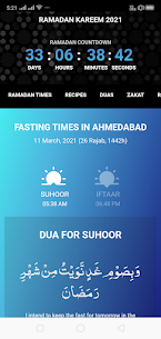 Ramadan Calendar 2021 : Sehri and Iftar Timetable Apk app for Android 1