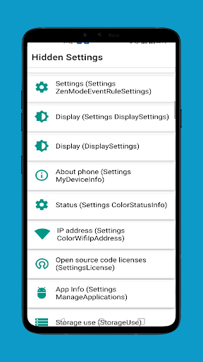 Hidden Settings - Access Hidden Features