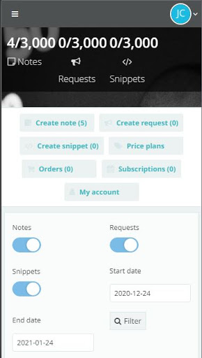 Android application Secret Note screenshort