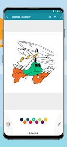Drawing Helicopter Color