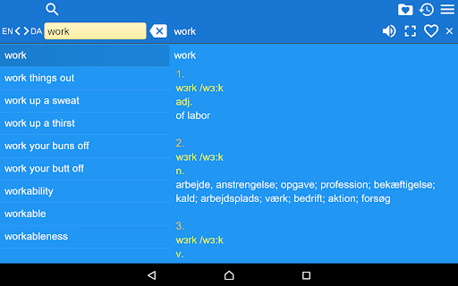 English Danish Dictionary