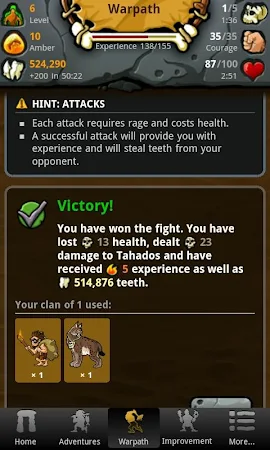 Game screenshot 先史時代のゲーム hack