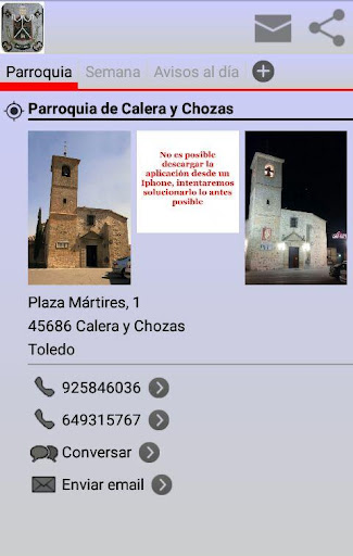Parroquia de Calera y Chozas Screen 2