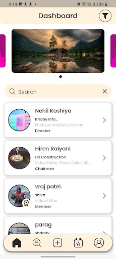 Android application SPWA screenshort