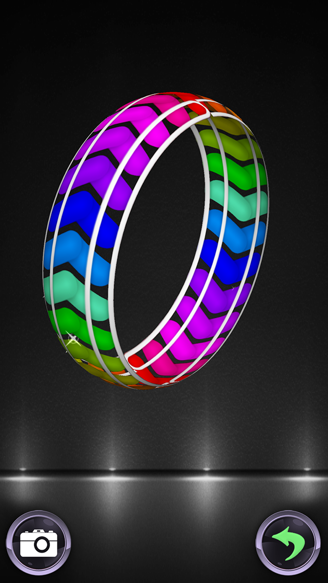Android application Rainbow Bracelet Designer screenshort