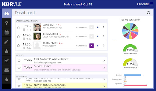 Android application KORVUE Provider screenshort