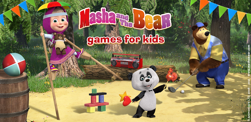 Masha e o Urso: Jogos Infantis