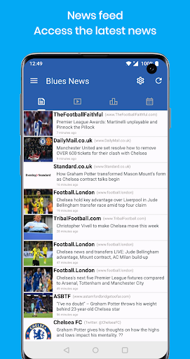 Chelsea news aggregator Screenshot 1 - AppWisp.com