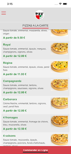 PizzAmis Screen 2